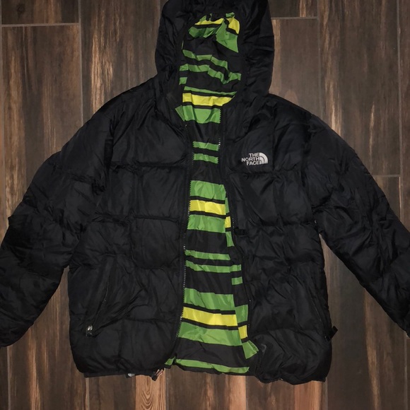 north face reversible puffer jacket
